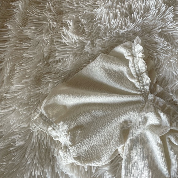 WOMENS CROPPED OFF SHOULDER PUFF SLEEVE BLOUSE /// H&M DIVIDED - Picture 2 of 4